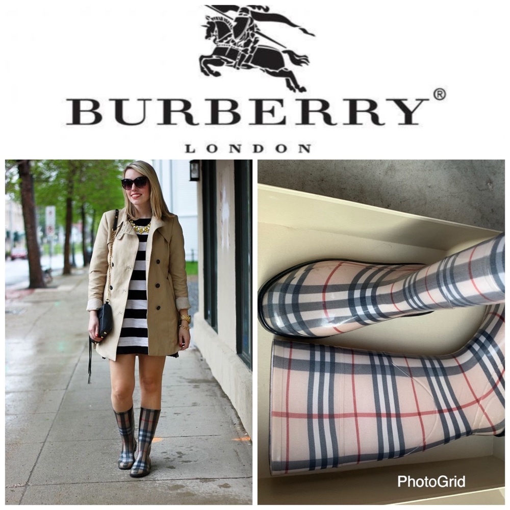Burberry Classic Check Rain Boots